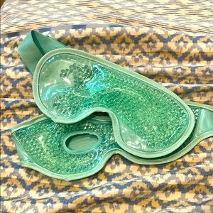 Cooling Gel Eye Mask Set in Aqua